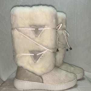 OSCAR Sport Italy Après Skis Glada Ecol Faux Fur women’s size 8/euro 39 *NEW*